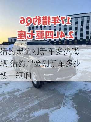 猎豹黑金刚新车多少钱一辆,猎豹黑金刚新车多少钱一辆啊