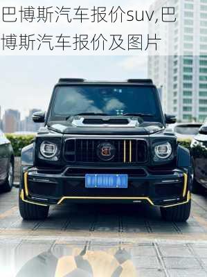 巴博斯汽车报价suv,巴博斯汽车报价及图片