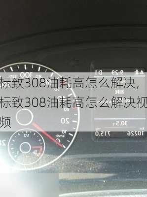 标致308油耗高怎么解决,标致308油耗高怎么解决视频