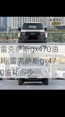 雷克萨斯gx470油耗,雷克萨斯gx470油耗多少