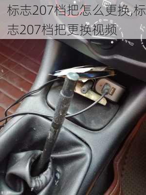 标志207档把怎么更换,标志207档把更换视频