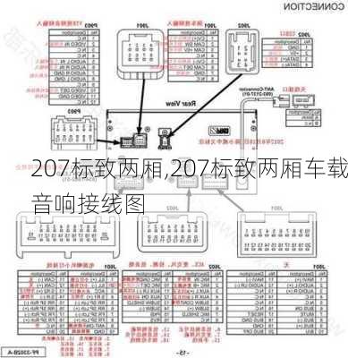 207标致两厢,207标致两厢车载音响接线图