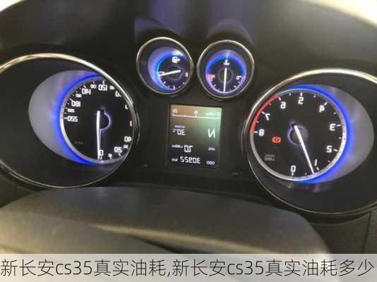 新长安cs35真实油耗,新长安cs35真实油耗多少