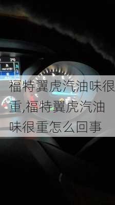 福特翼虎汽油味很重,福特翼虎汽油味很重怎么回事