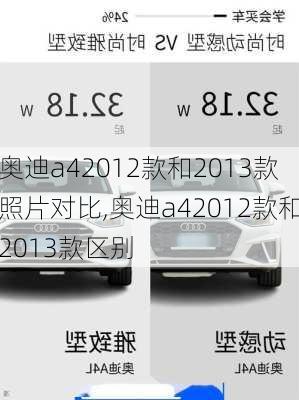 奥迪a42012款和2013款照片对比,奥迪a42012款和2013款区别