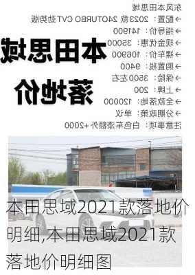 本田思域2021款落地价明细,本田思域2021款落地价明细图