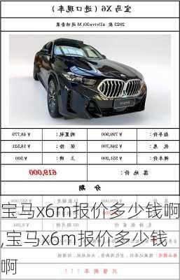 宝马x6m报价多少钱啊,宝马x6m报价多少钱啊