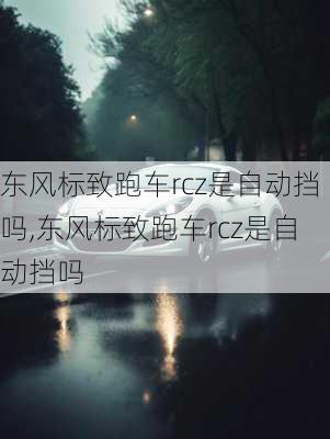 东风标致跑车rcz是自动挡吗,东风标致跑车rcz是自动挡吗