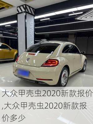 大众甲壳虫2020新款报价,大众甲壳虫2020新款报价多少