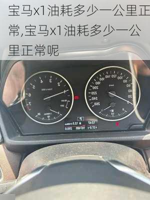 宝马x1油耗多少一公里正常,宝马x1油耗多少一公里正常呢