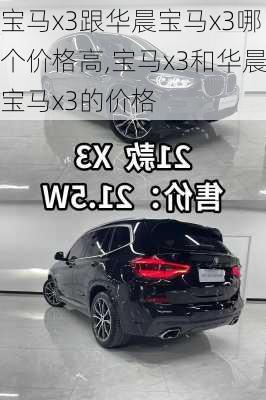 宝马x3跟华晨宝马x3哪个价格高,宝马x3和华晨宝马x3的价格