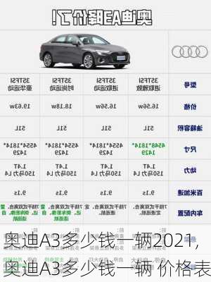 奥迪A3多少钱一辆2021,奥迪A3多少钱一辆 价格表